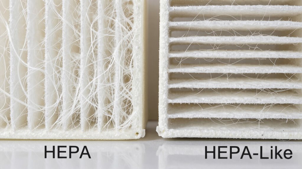 hepa filters trap tiny particles