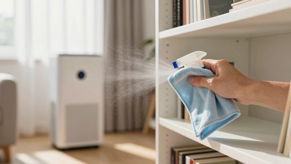 hidden dust and allergen removal