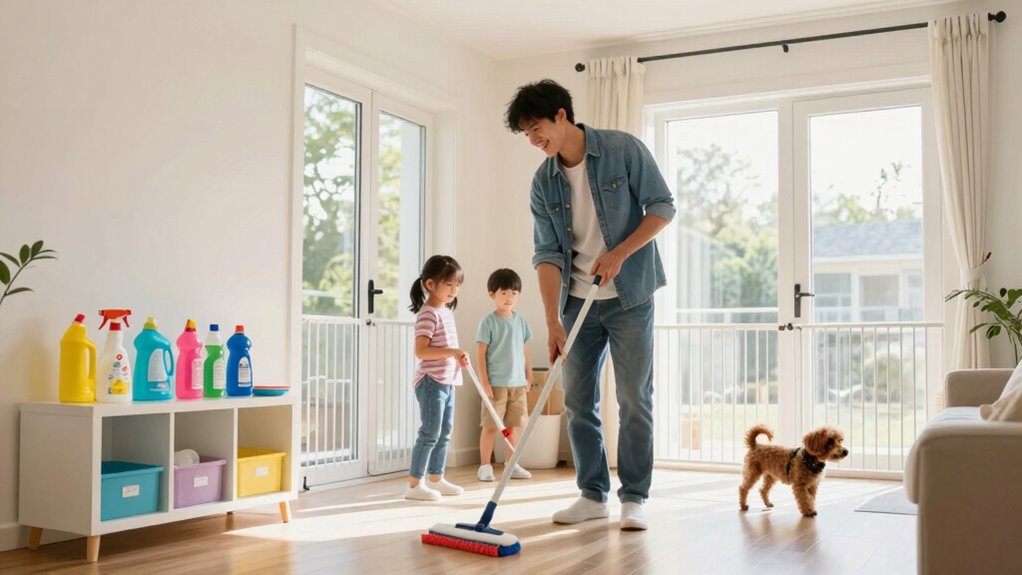 home safety during cleaning
