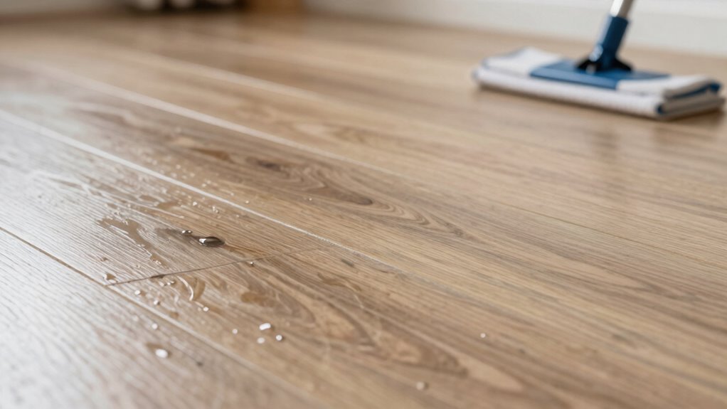 immediate water spill cleanup