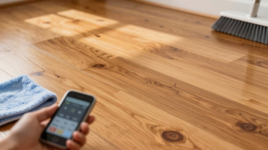 inspect and prepare floors