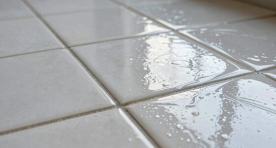 keep tiles dry and clean