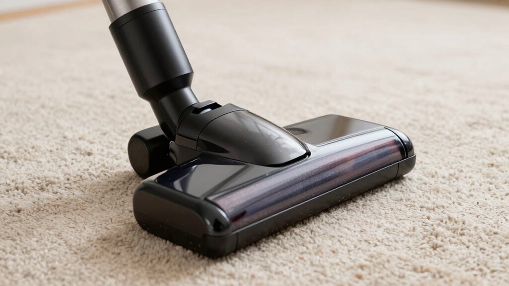 keep vacuum head level