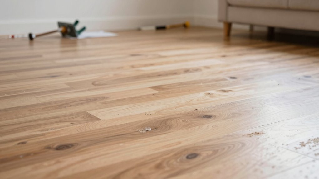 maintain clean floors during renovation