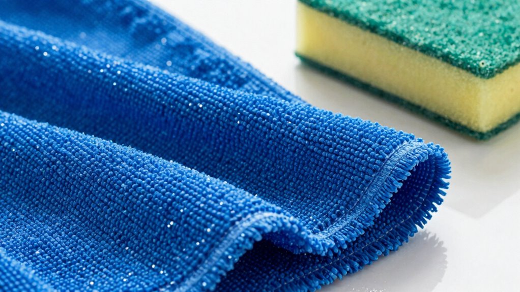 microfiber cleans effectively sponges scrub