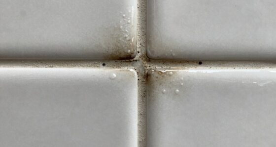 moisture causes grout discoloration