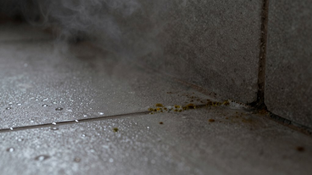 moisture causes lingering mildew