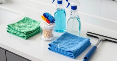 monthly cleaning underneath surfaces