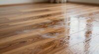 mopping causes cloudy hardwood