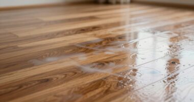 mopping causes cloudy hardwood