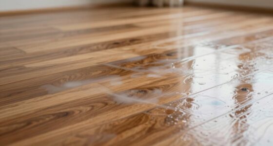 mopping causes cloudy hardwood