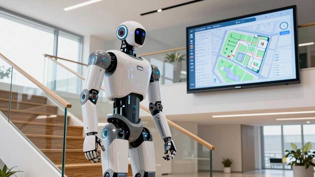 multi floor mapping robot features