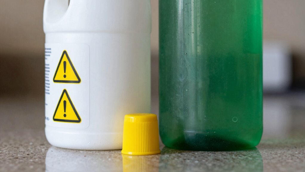 never mix bleach ammonia