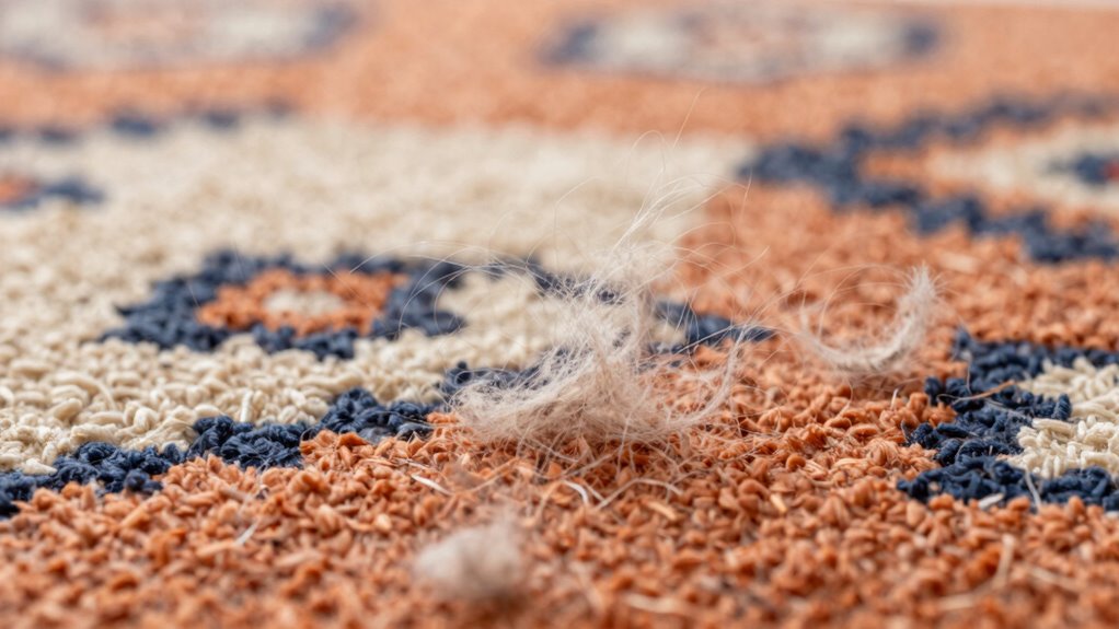 normal rug shedding explained