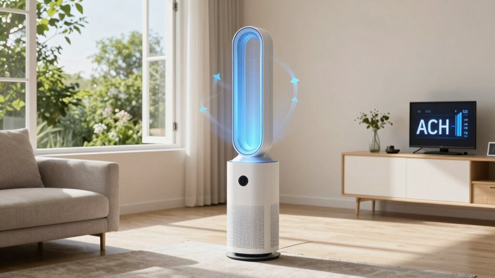 optimal ach for home rooms