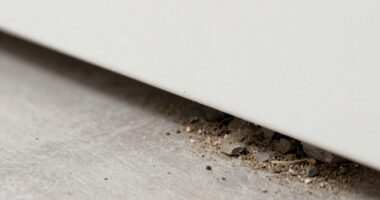 overlooked baseboard dirt