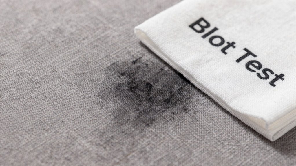 perform fabric blot testing