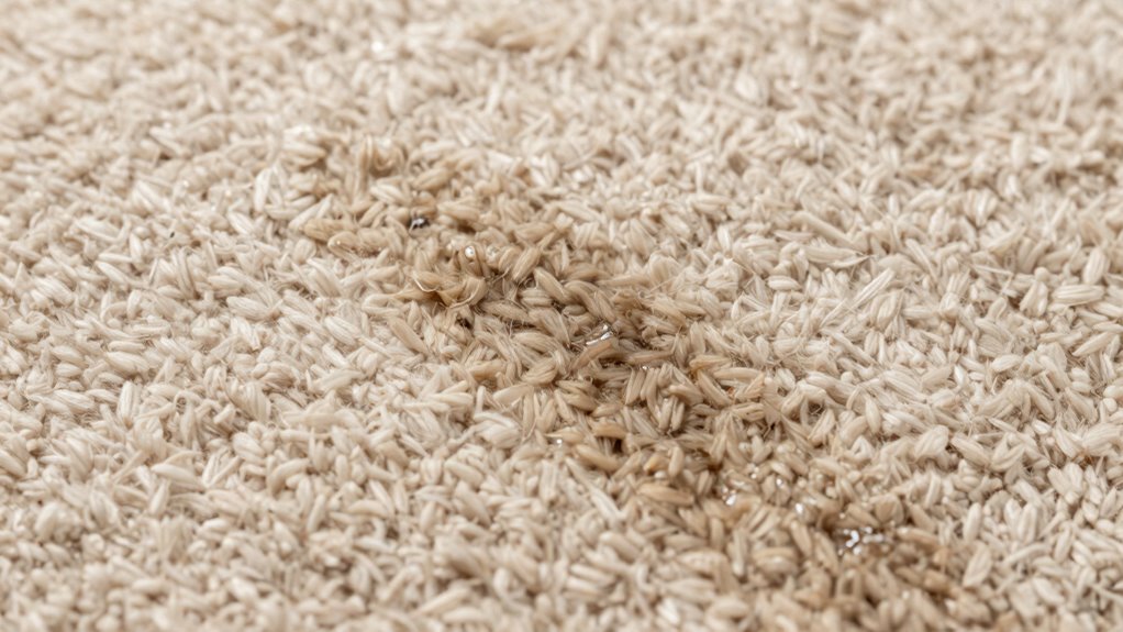 persistent carpet stain reappearance