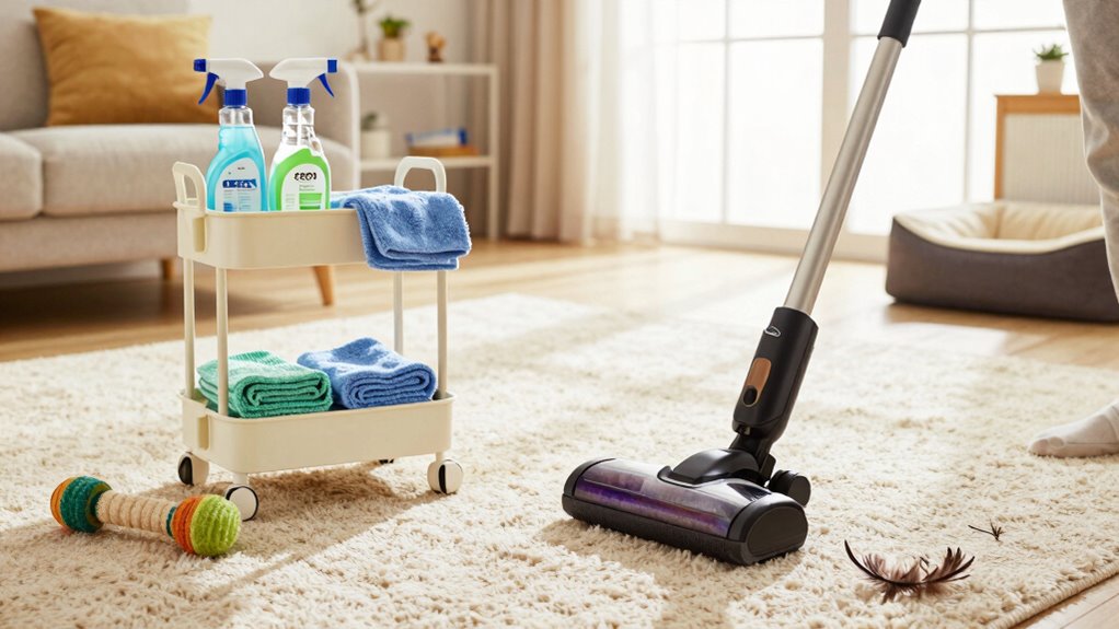 pet hair removal spot cleaning mopping