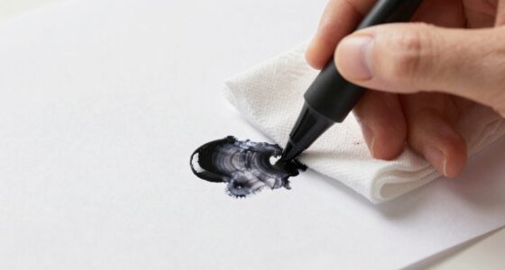 preemptive ink stain removal