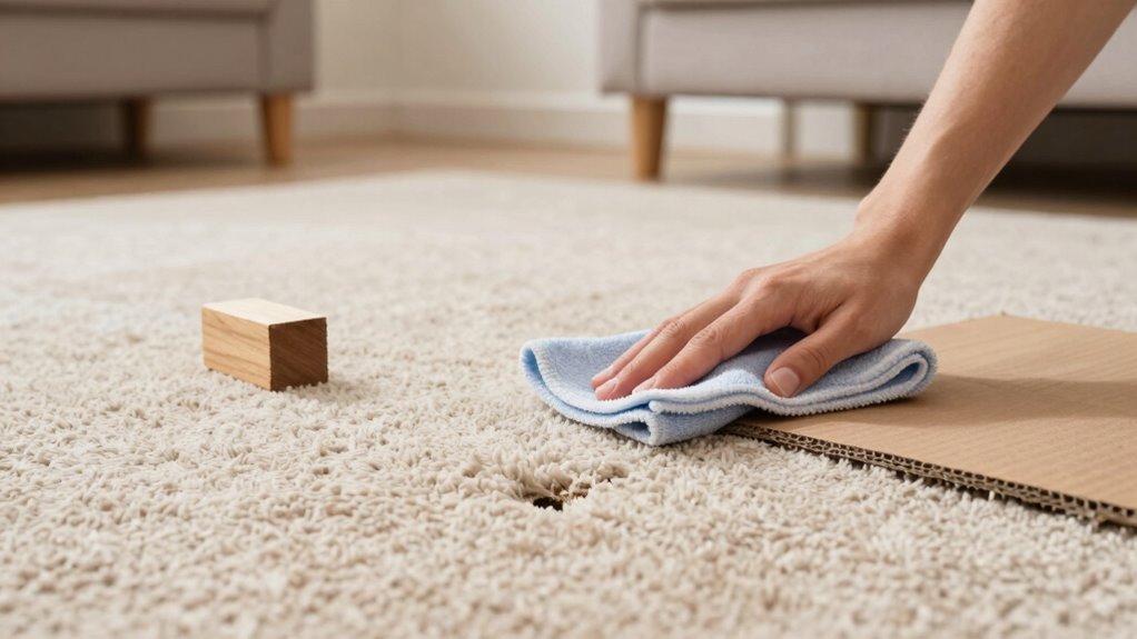 prepare area before repairs