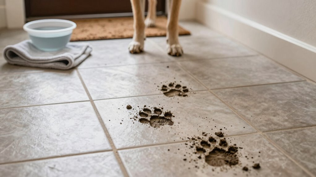prevent muddy paw prints