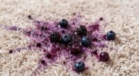 prevent rug purple stains