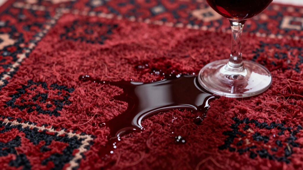 preventing wine stain damage