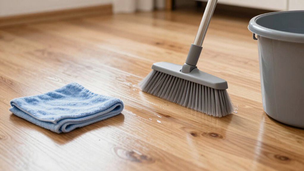 proper floor cleaning preparation
