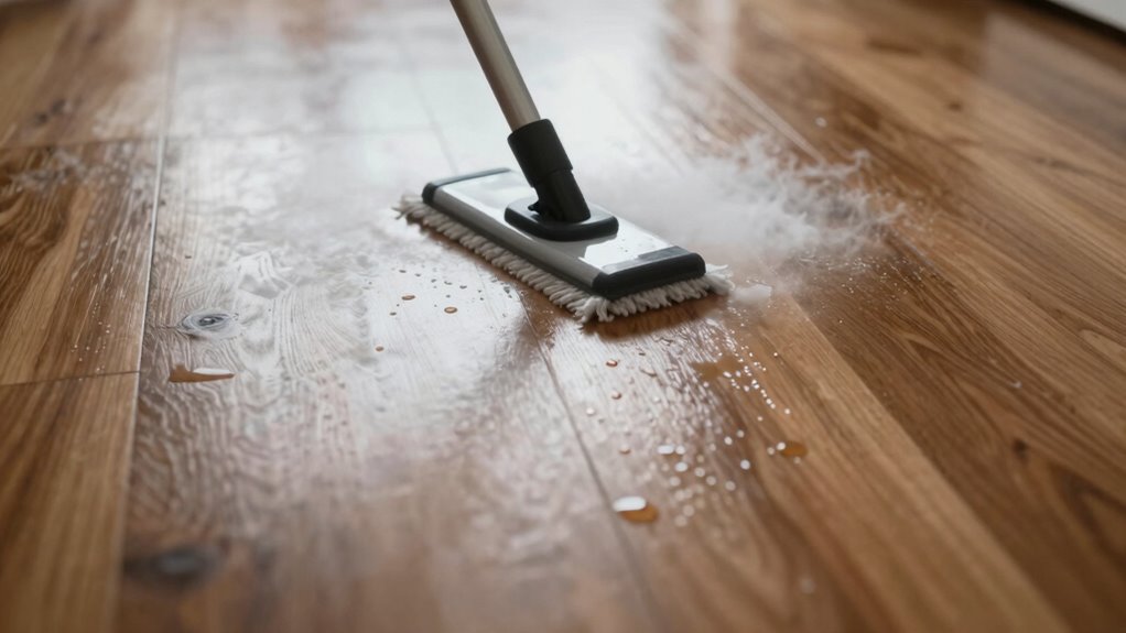proper gentle mopping technique