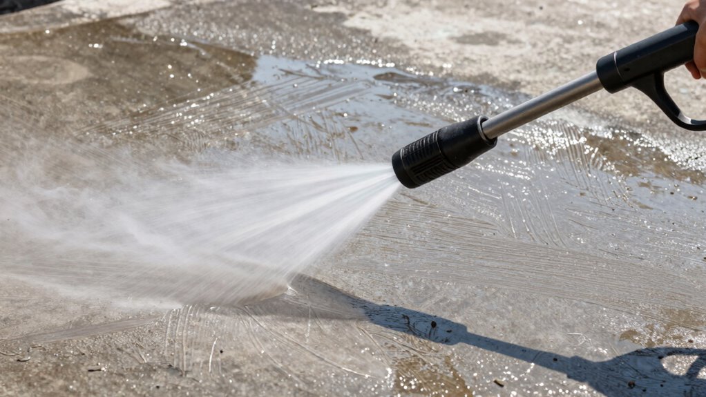 proper pressure washing technique