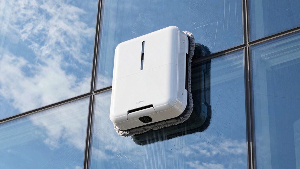proper robot window cleaning