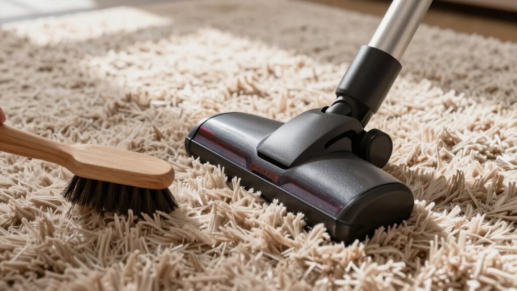 proper shag rug cleaning supplies