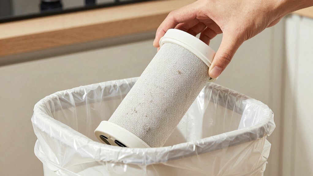 properly dispose vacuum filters