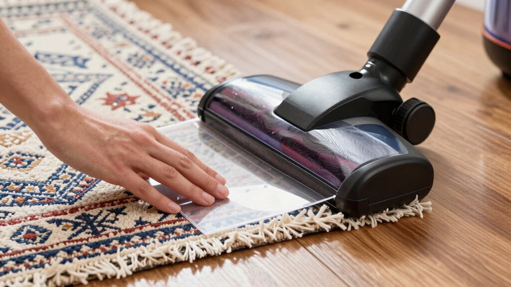 protect rug fringes easily