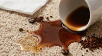quick carpet coffee cleanup