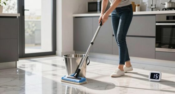 quick efficient floor cleaning