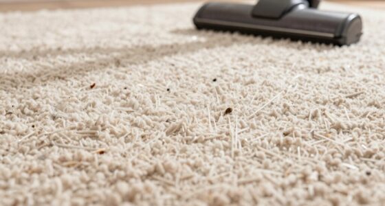 rapid dirt reaccumulation after cleaning