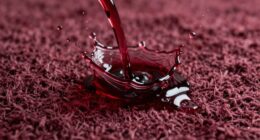 red wine stain removal