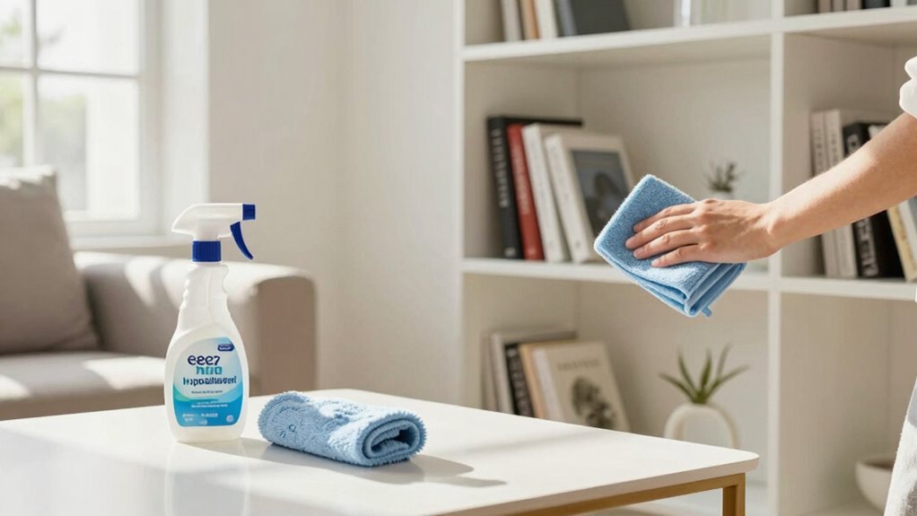 regular cleaning reduces allergens