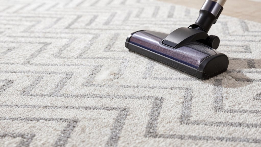 regular deep vacuuming routine