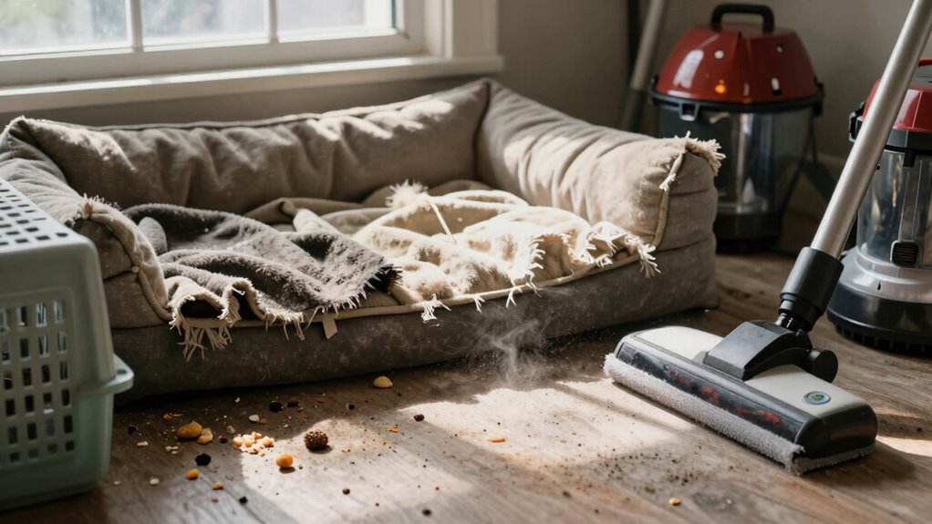 regular pet bedding maintenance