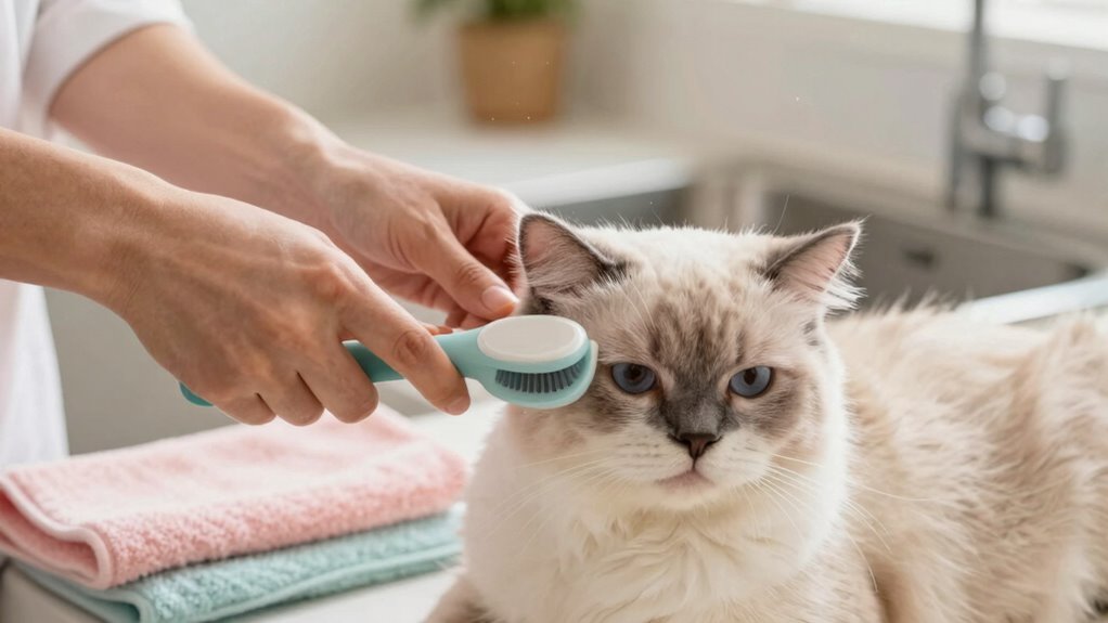 regular pet grooming routine