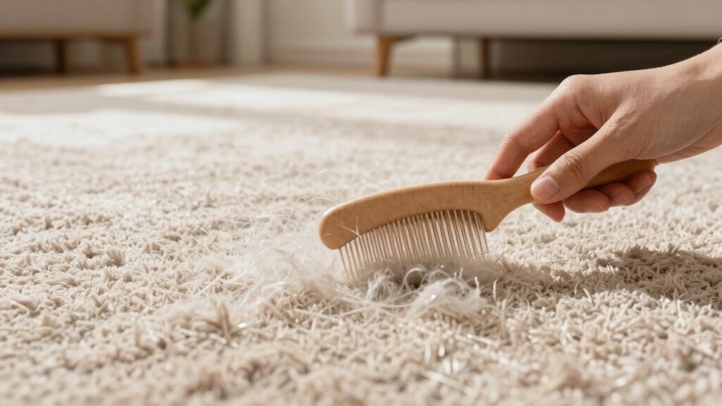 regular vacuuming and protection