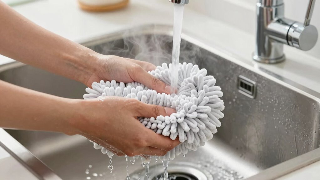 regularly clean and dry