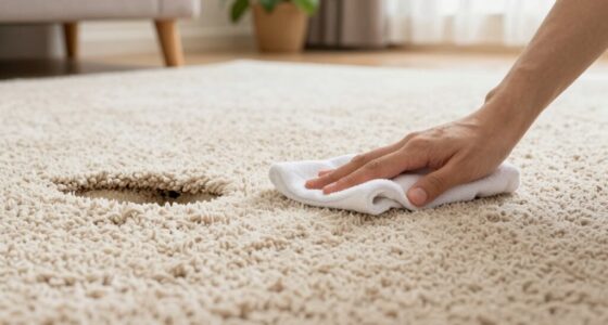 remove carpet dents naturally
