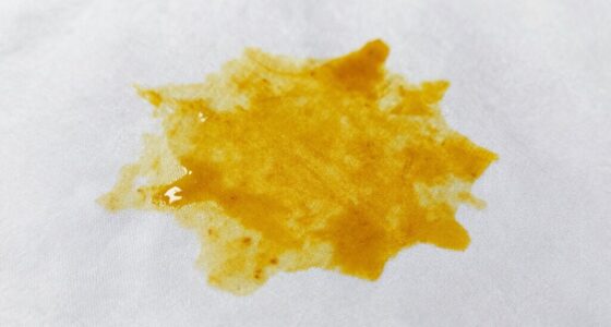 removing curry stain residue