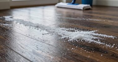 removing winter salt residue