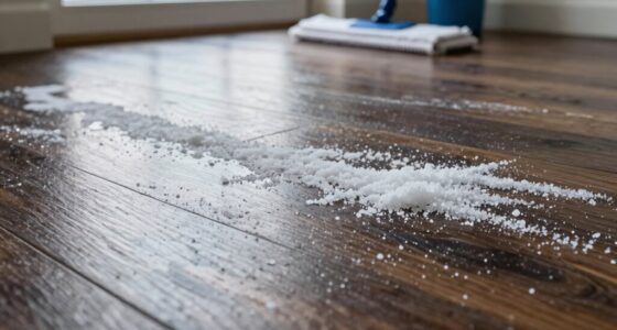 removing winter salt residue