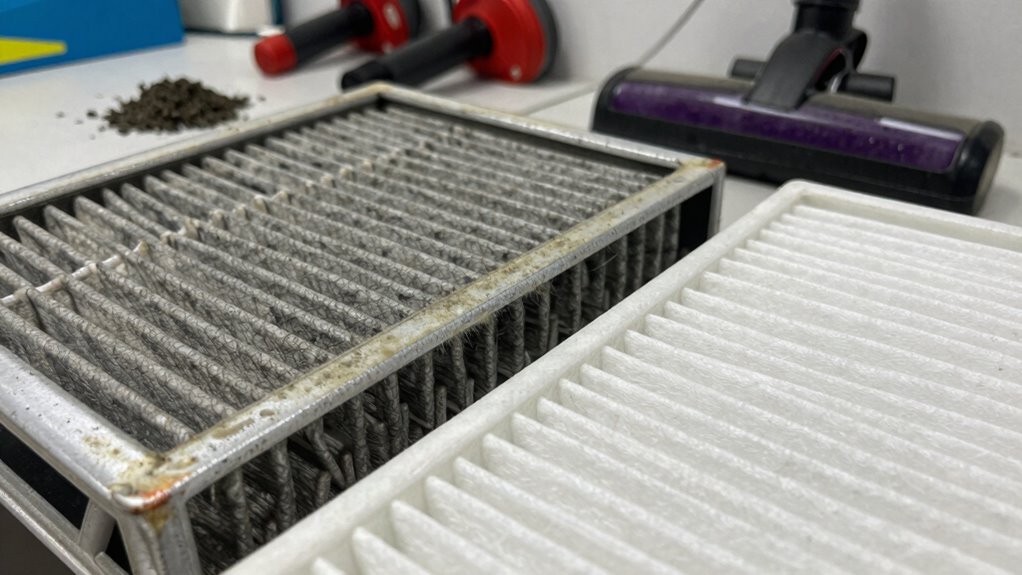 replace vacuum filter regularly